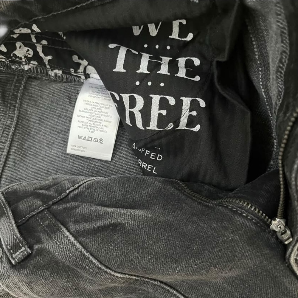 Free People We The Free Olsen Cuffed
Barrel Jeans Sz 29 - Picture 6 of 10